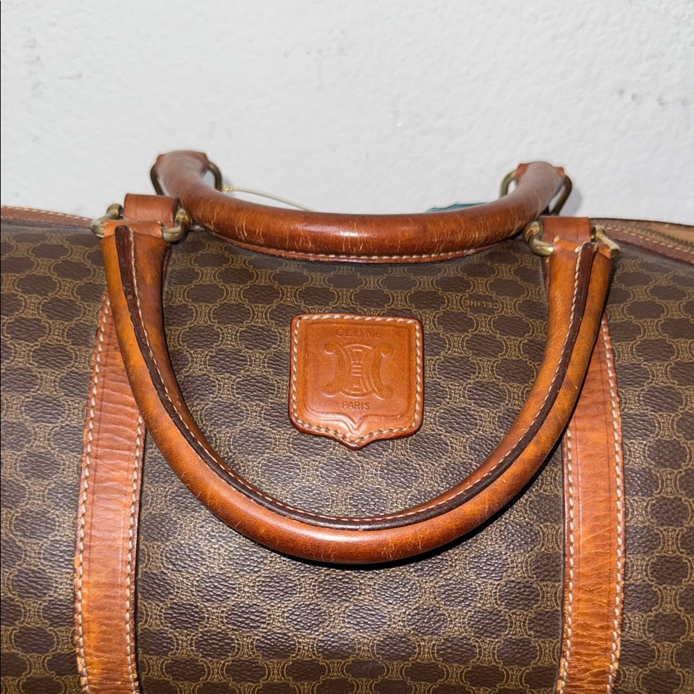 Celine Brown Leather Duffel Bag❤️ - Picture 2 of 16